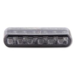 Clignotant LED embout de guidon HIGHSIDER smart Shorty homologué - verre fumé - la paire