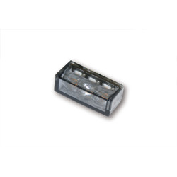 Clignotant LED HIGHSIDER smart Cube-H homologué - verre fumé - la paire