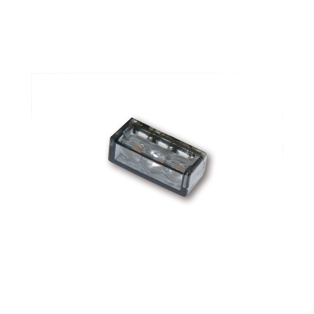 Clignotant LED HIGHSIDER smart Cube-H homologué - verre fumé - la paire