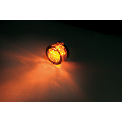 Clignotant LED HIGHSIDER smart Micro Pin homologué - verre fumé - la paire