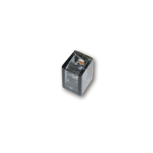 Clignotant LED HIGHSIDER smart Micro Cube-V homologué - verre fumé - la paire