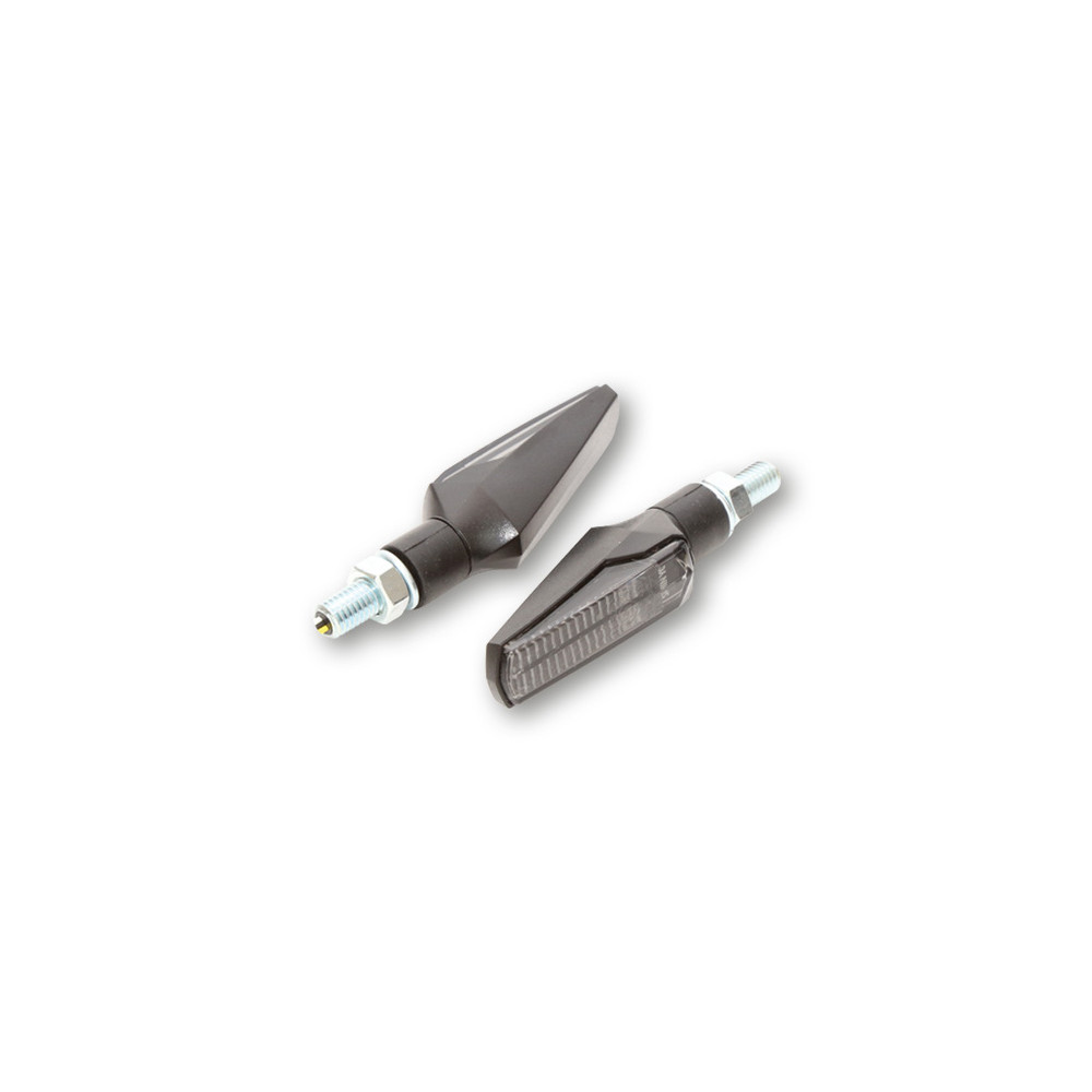 Clignotant LED HIGHSIDER smart Fineline homologué - verre fumé - la paire