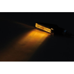 Clignotant LED HIGHSIDER smart Fineline homologué - verre fumé - la paire