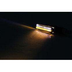 Clignotant/feu de position LED HIGHSIDER smart Fineline 2en1 homologué - verre fumé - la paire