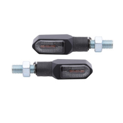 Clignotant/feu de position LED HIGHSIDER smart Namiko-TS 2en1 homologué - verre fumé - la paire