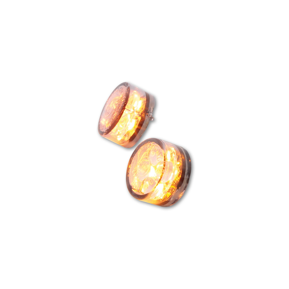 Clignotant LED HIGHSIDER smart Module Sixteen homologué - verre fumé - la paire