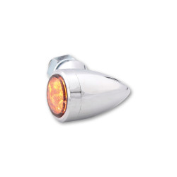 Clignotant LED HIGHSIDER smart Sixteen Bullet homologué - verre fumé - la paire