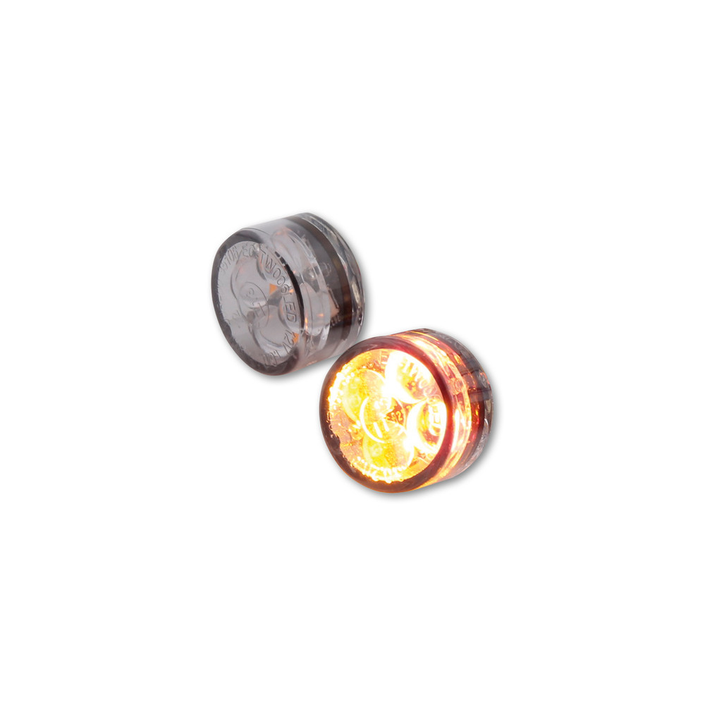 Feu arrière/clignotant LED HIGHSIDER smart Module Sixteen 3en1 homologué - verre fumé - la paire