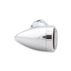 Feu arrière/clignotant LED HIGHSIDER smart Sixteen Bullet 3en1 homologué - verre fumé - la paire