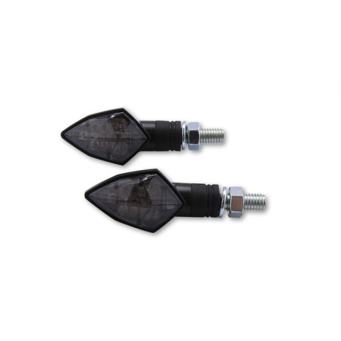 Clignotant LED HIGHSIDER smart Rock homologué - verre fumé - la paire