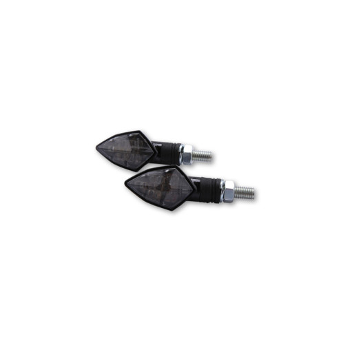 Clignotant LED HIGHSIDER smart Rock homologué - verre fumé - la paire