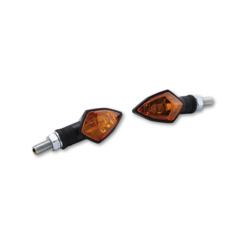 Clignotant HIGHSIDER smart Rock Mini homologué - verre orange - la paire