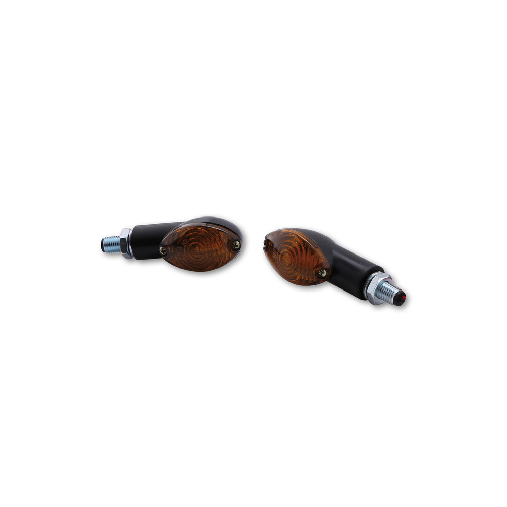 Clignotant HIGHSIDER smart Cateye Mini homologué - verre fumé - la paire