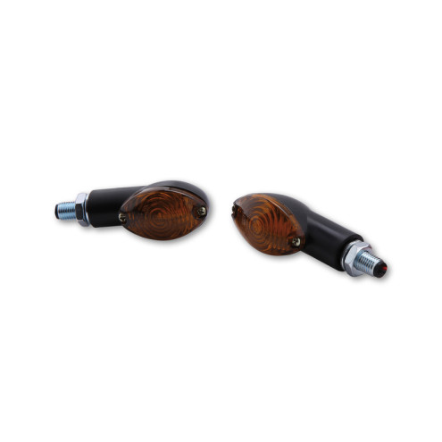 Clignotant HIGHSIDER smart Cateye Mini homologué - verre fumé - la paire