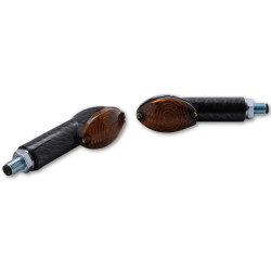 Clignotant HIGHSIDER smart Cateye Mini homologué - verre fumé - la paire