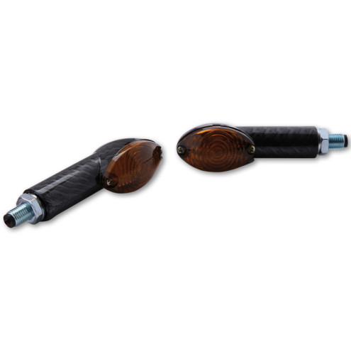 Clignotant HIGHSIDER smart Cateye Mini homologué - verre fumé - la paire