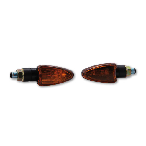 Clignotant HIGHSIDER smart Arrow Mini homologué - verre orange - la paire