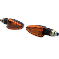 Clignotant HIGHSIDER smart Arrow Mini homologué - verre orange - la paire