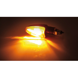 Clignotant HIGHSIDER smart Arrow Mini homologué - verre orange - la paire