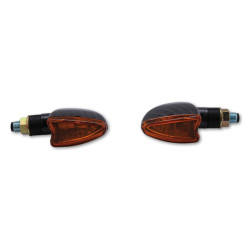 Clignotant HIGHSIDER smart Arrow Mini homologué - verre orange - la paire