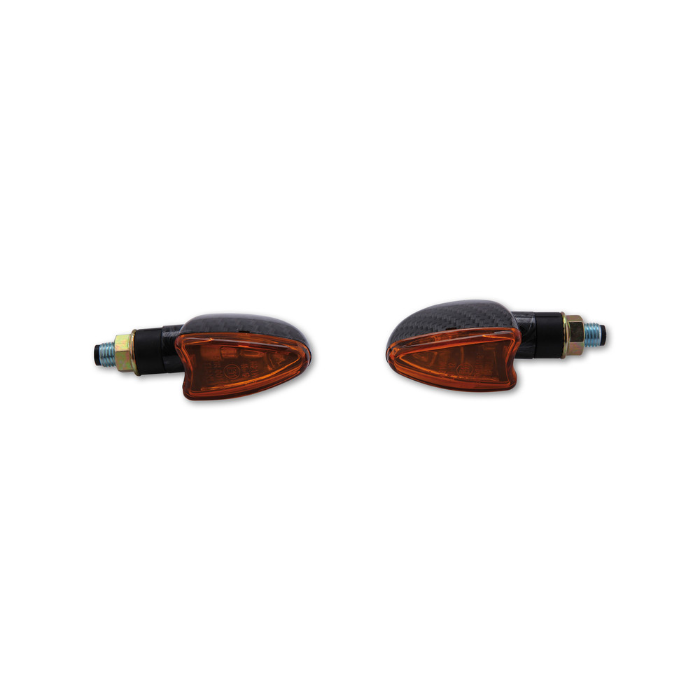 Clignotant HIGHSIDER smart Arrow Mini homologué - verre orange - la paire
