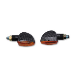 Clignotant HIGHSIDER smart Arrow Mini homologué - verre orange - la paire