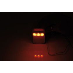 Feu arrière/clignotant HIGHSIDER smart Shorty 2 Pro Module 3en1 homologué - verre fumé - la paire