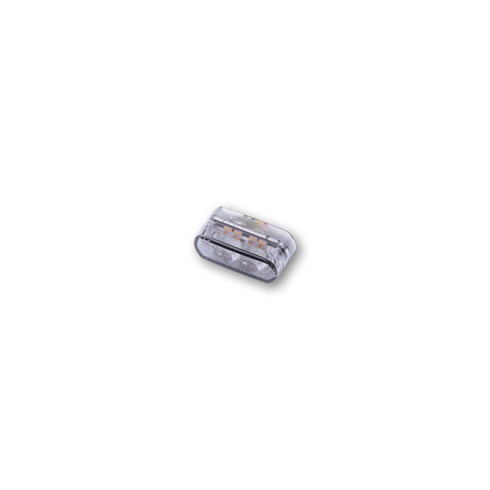Feu arrière/clignotant HIGHSIDER smart Module 1 Pro 3en1 homologué - verre fumé - la paire