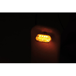 Feu arrière/clignotant HIGHSIDER smart Module 1 Pro 3en1 homologué - verre fumé - la paire