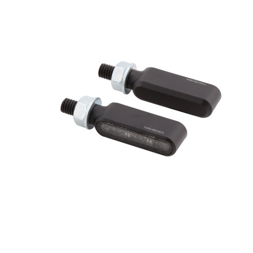 Clignotant LED HIGHSIDER pro Bronx-MX homologué - verre fumé - la paire