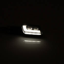 Clignotant/feu de position LED HIGHSIDER smart Formula-TS 2en1 homologué - verre fumé - la paire