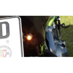 Clignotant LED HIGHSIDER pro Nova homologué - verre fumé - la paire
