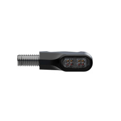 Feu arrière/clignotant LED HIGHSIDER pro Ventura-X 3en1 homologué - verre fumé - la paire