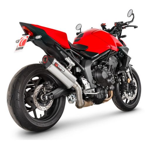 Echappement Scorpion Serket Parallel Inox - Honda CB1000 Hornet 2025