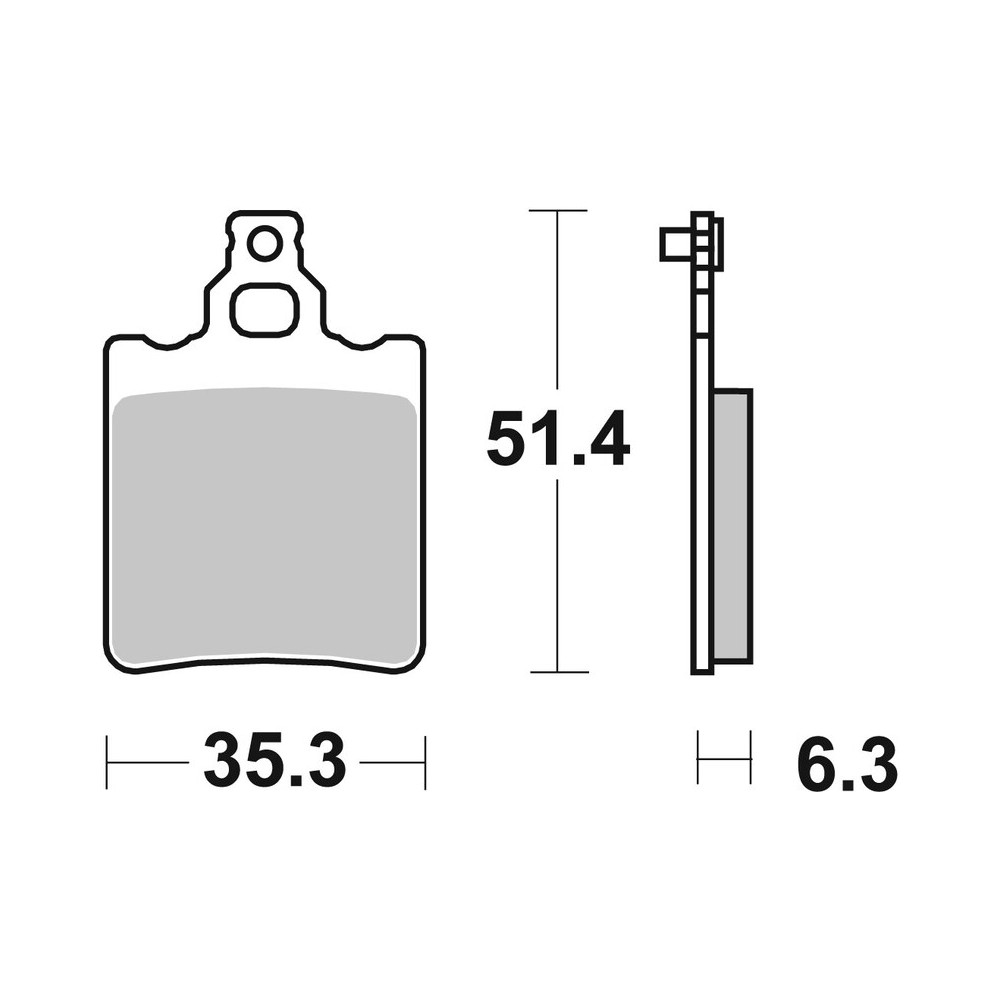 Plaquettes de frein BREMBO Off-Road métal fritté - 07BB13SD