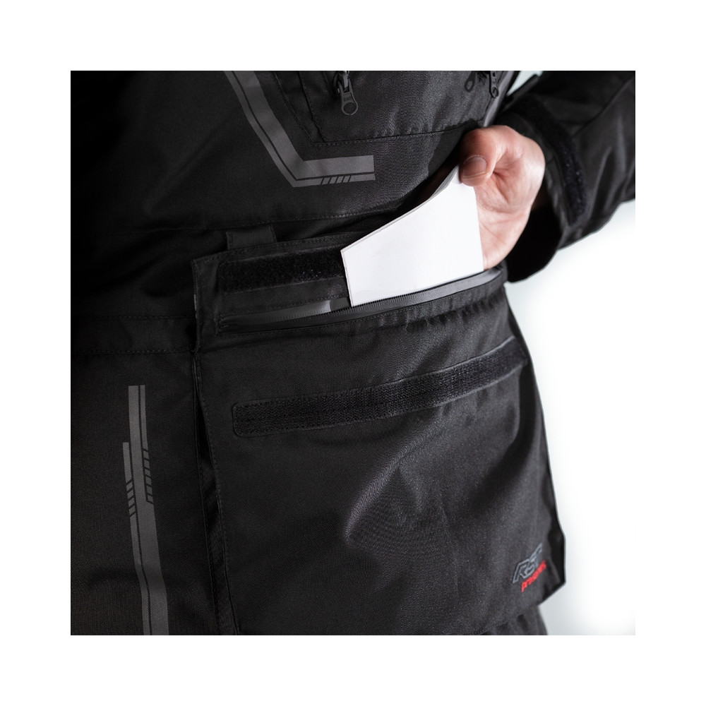 Veste De Moto Textile RST Paragon 6 Avec Airbag - Noir/jaune, Taille XL, Protection Maxi Et Confort