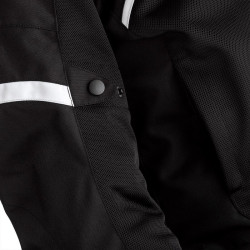 Blouson RST Pilot CE textile - noir/blanc
