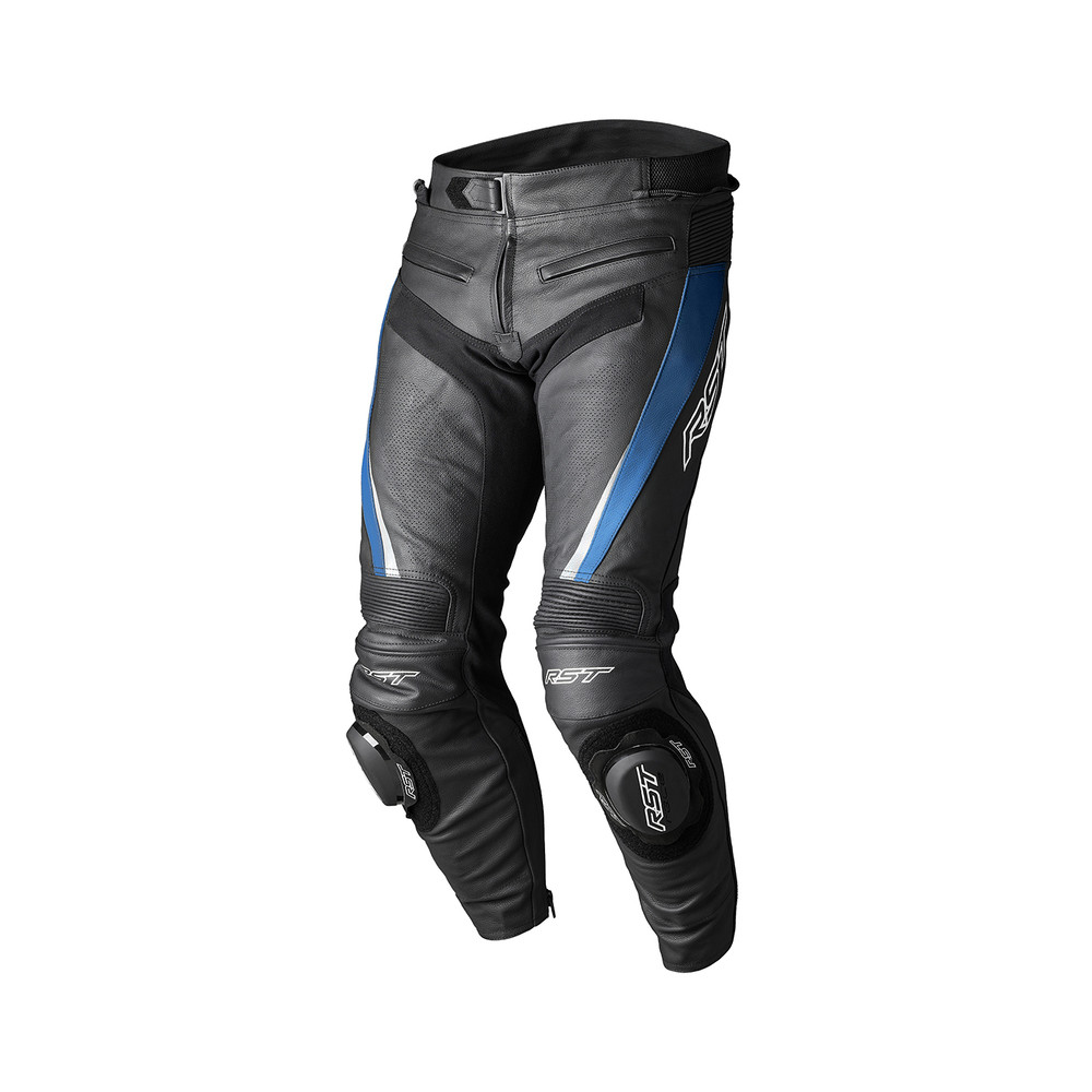 Pantalon cuir RST TracTech Evo 5 CE - bleu/noir/blanc