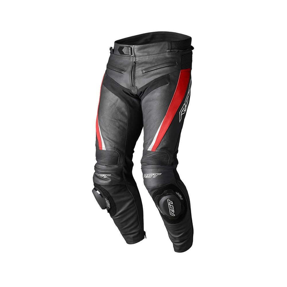 Pantalon cuir RST TracTech Evo 5 CE - rouge/noir/blanc