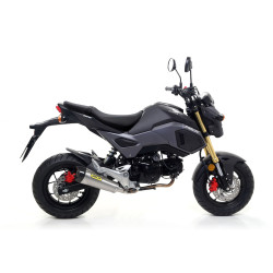 Silencieux Arrow X-Kone chromé embout carbone, Honda 125 MSX