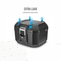 Top case SHAD Terra TR41 noir intégral