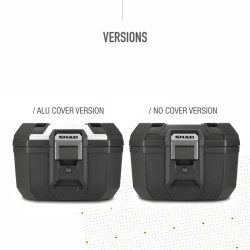 Top case SHAD Terra 41 noir/couvercle en aluminium