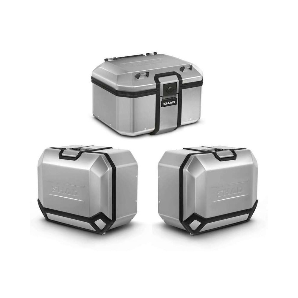 Pack valises SHAD Terra 142L - Top case 48L + valises 47L