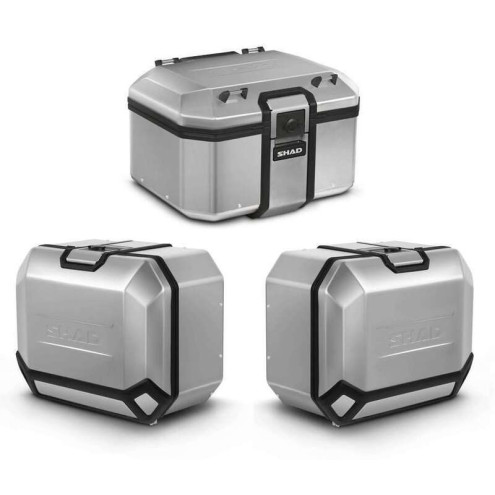 Pack valises SHAD Terra 142L - Top case 48L + valises 47L