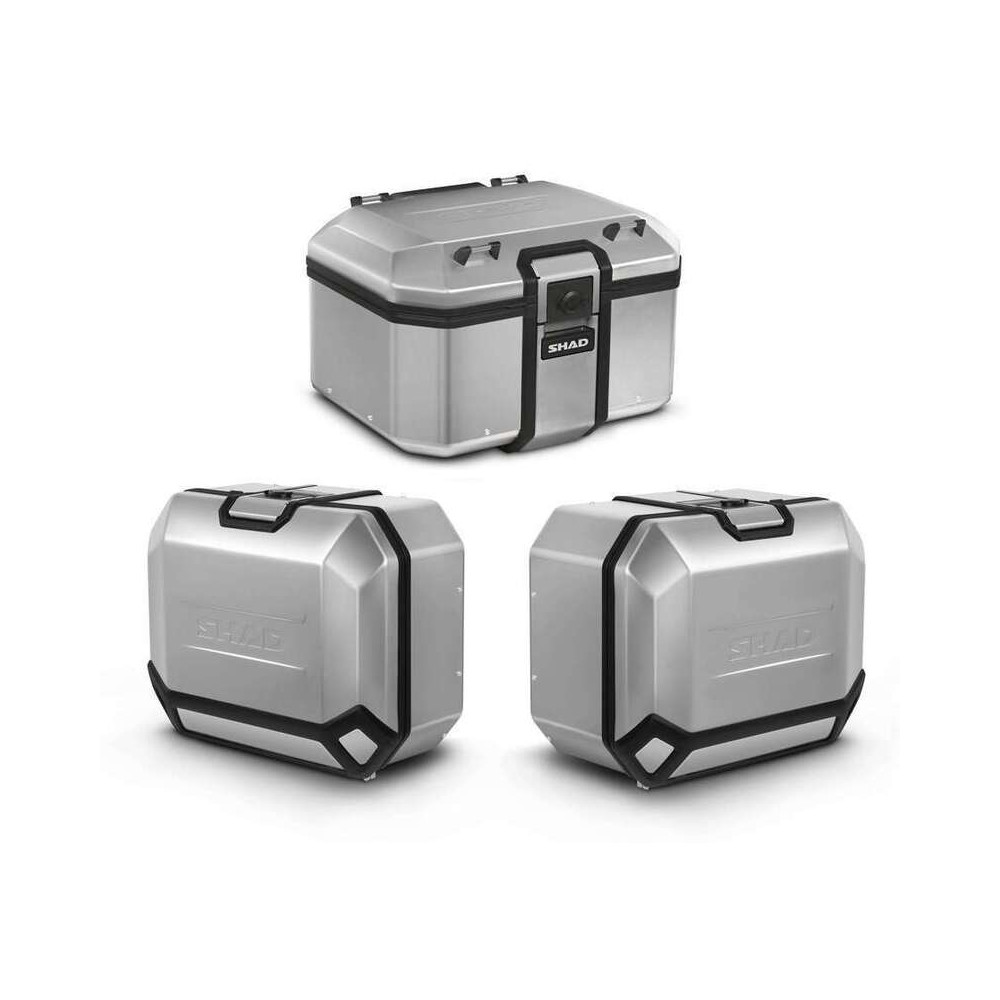 Pack valises SHAD Terra 131L - Top case 48L + valise droite 36L + valise gauche 47L