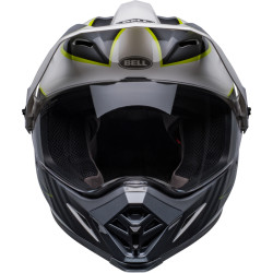 Casque BELL MX-9 Adventure Mips Dalton - Taille 2XL - Blanc/Jaune Hi-Viz