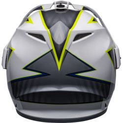 Casque BELL MX-9 Adventure Mips Dalton - Taille 2XL - Blanc/Jaune Hi-Viz