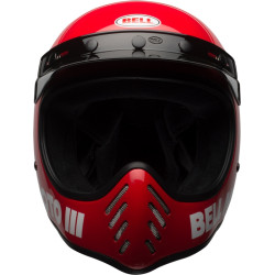 Casque BELL Moto-3 Classic - Rouge brillant