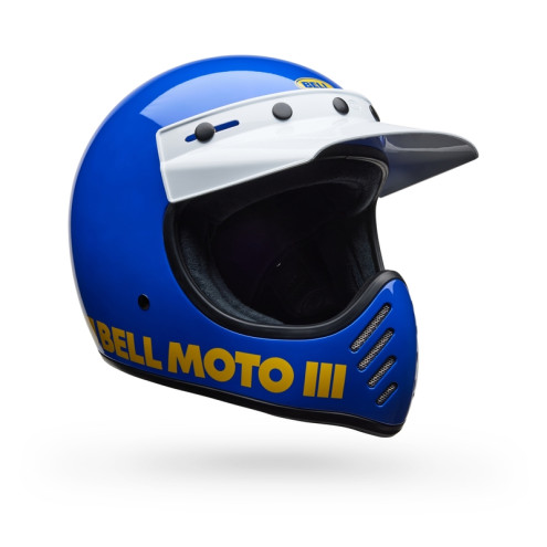 Casque BELL Moto-3 - Classic Gloss Blue
