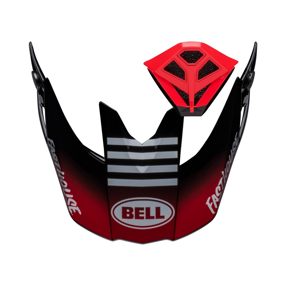 Kit visière et ventilation de bouche BELL Moto10 Spherical FH PRVT - Noir